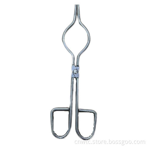 Stainless Steel Crucible Tongs for Chemical Handling and Laboratory Use